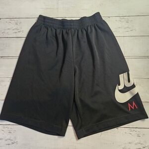 Jordan Jump Man Black Basketball Shorts Youth Large
